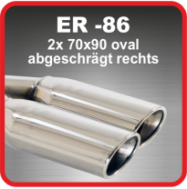 Cola De Escape De Acero Friedrich Er-86