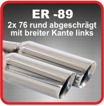 Cola De Escape De Acero Friedrich Er-89