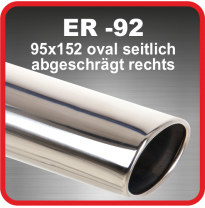 Cola De Escape De Acero Friedrich Er-92