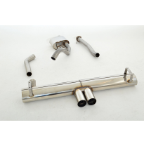 Sistema De Catback De 63,5 Mm Con Tubo De Escape En El Medio Friedrich Opel Calibra  Año: 93-97 (No Automatico)  2.0l 16v 100kw