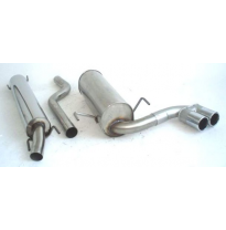 Sistema De Catback De 63,5 Mm Con Tubo De Escape En El Medio Friedrich Opel Astra G  Año: 98-2004 Cc/Hatchback  2.0l 16v Turbo O