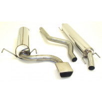 Sistema De Catback De 63,5 Mm Con Tubo De Escape En El Medio Friedrich Opel Astra H Caravan  Desde Año: 2003  1.6l Turbo 132kw /