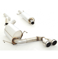 Sistema De Catback De 63,5 Mm Con Tubo De Escape En El Medio Friedrich Opel Tigra Twintop  Desde Año: 2004  1.3l Cdti 51kw / 1.4