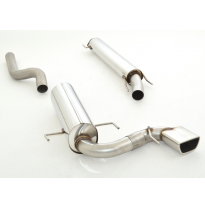 Sistema De Catback De 76 Mm W. Tubo De Escape En El Medio Friedrich Opel Astra H Gtc Opc  Desde Año: 2005  2.0l Turbo 177kw