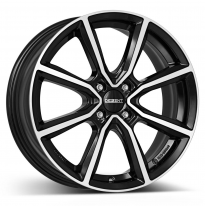 Llanta DEZENT TN dark 16 X 6,50 Negro /Pulido