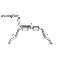 Escape trasero doble 1X54 Salida Izq. + Dcha. PEUGEOT 308 1.6 GTI (270cv) 2015-- Ø 63,5 CON Homologacion Europea Inoxcar