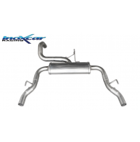 Escape trasero deportivo 1X54 Salida Izq. + Dcha. PEUGEOT 308 1.6 GTI (270cv) 2015-- Ø 63,5 CON Homologacion Europea Inoxcar