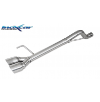 Escape trasero sin silenciador 2X80 RACING ALFA ROMEO MITO 1.4 TB (170CV) 2009-- Ø 55 Quadrifoglio Verde SIN homologacion Inoxca