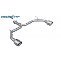 Escape trasero sin silenciador 1X100 X-RACE Salida Izq. + Dcha. ALFA ROMEO GIULIETTA 1750 Tbi (235cv) 2010--  Ø 60 Quadrifoglio