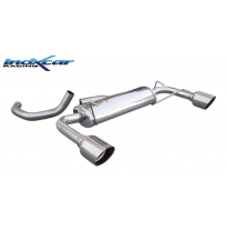 Escape trasero deportivo 1X102 RACING Salida Izq. + Dcha. ABARTH 500 1.4 T-JET (135CV-160CV) 2008-- Ø 48 CABRIO 2010-- SIN h