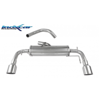 Escape trasero deportivo 1X102 RACING Salida Izq. + Dcha. ABARTH 595 1.4 TURBO T-JET (160CV) 2012--  CON Homologacion Europe