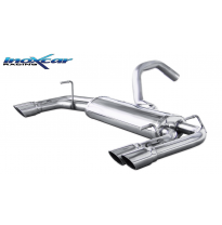 Escape trasero deportivo 2X60 RACING Salida Izq. + Dcha. ABARTH 695 TRIBUTO FERRARI (180CV) 2009--  Ø 48 CON Homologacion Eu