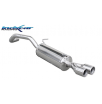 Escape trasero deportivo 2X80 AUDI A1 (Type 8X) 1.4 TURBO (122cv) 2011-- CON Homologacion Europea Inoxcar