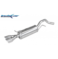 Escape trasero deportivo 2X80 RACING AUDI A1 (Type 8X) 1.4 TURBO (122cv) 2011-- CON Homologacion Europea Inoxcar