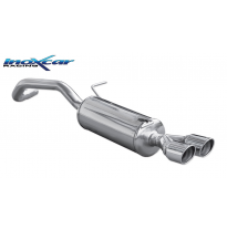 Escape trasero deportivo 2X80 X-RACE AUDI A1 (Type 8X) 1.4 TURBO (122cv) 2011-- CON Homologacion Europea Inoxcar