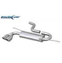 Escape trasero deportivo 2X80 RACING AUDI A3 (Type 8P) 2.0 TDI (140CV) 2003-- CON Homologacion Europea Inoxcar