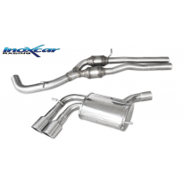 Tubo central con silenciador + Escape trasero 2X90 RACING AUDI A3 (Type 8P) RS3 2.5 TFSI Quattro (340CV) 2011--  CON Homologacio