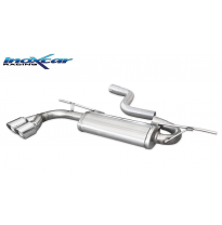 Escape trasero deportivo 2X80 X-RACE AUDI A3 (Type 8V) SPORTBACK 1.8 TFSI (180cv) 2WD 2013-- CON Homologacion Europea Inoxca