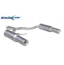 Escape trasero deportivo 1X102 Salida Izq. + Dcha. AUDI A4 2° serie 1.8 TURBO 20V 2WD 2001-- Ø 45 CON Homologacion Europea I