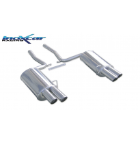 Escape trasero deportivo 2X76 RACING Salida Izq. + Dcha. AUDI A4 3° serie S4 4.2 V8 (344CV) 2004-- SIN homologacion Inoxcar