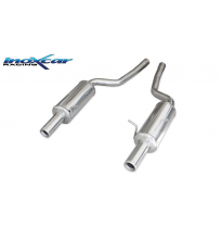 Escape trasero deportivo 1X80 Salida Izq. + Dcha. AUDI A6 (Type 4B) RS6 4.2i V8 (450CV) 2002-2004 SIN homologacion Inoxcar