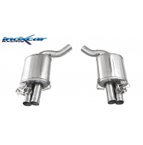 Silenciador trasero deportivo  Salida Izq. + Dcha. + Conjunto de válvulas con motores eléctricos originales AUDI A6 (Type 4F) RS