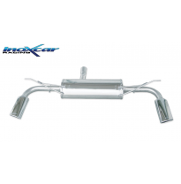 Escape trasero deportivo 1X120X80 OBLIQUO Salida Izq. + Dcha. AUDI Q7 3.0 TDI V6 (233CV) 2006-- CON Homologacion Europea Ino