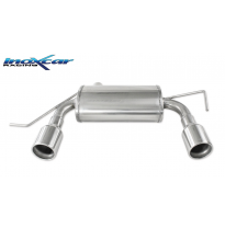 Escape trasero deportivo 1X102 Salida Izq. + Dcha. AUDI TT (Type 8N) 1.8 TURBO QUATTRO (180CV) 1999-2005 CON Homologacion Eu