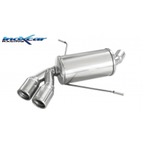 Escape trasero deportivo 2X80 BMW E87 serie 1 116i - 118i 2004-- CON Homologacion Europea Inoxcar