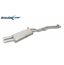 Escape trasero deportivo 2X70 RACING BMW E30 325i - 325iX SIN homologacion Inoxcar