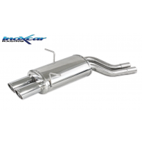 Escape trasero deportivo 2X80 X-RACE BMW E46 330i-Ci-Xi (230CV) 2000-- CON Homologacion Europea Inoxcar