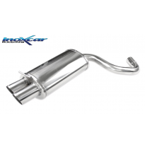 Escape trasero deportivo 2X76 RACING BMW E90 serie 3 320D (163CV) 2005-- Ø 54 CON Homologacion Europea Inoxcar