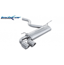 Escape trasero deportivo 2X80 RACING BMW F21 serie 1 2.0 Turbo 125i (218CV) 2013--  CON homologacion Inoxcar