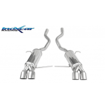 Escape trasero deportivo 2X80 RACING Salida Izq. + Dcha. BMW X5 (Type E53) 3.0D (218CV) 2001-- Ø 50 CON Homologacion Europea