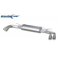 Escape trasero deportivo 2X80 Salida Izq. + Dcha. BMW X5 (Type E70) 3.0D (235CV) 2007-- CON Homologacion Europea Inoxcar