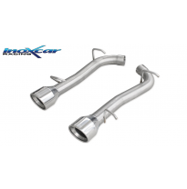 Escape trasero sin silenciador 1X100 X-RACE Salida Izq. + Dcha. CHRYSLER 300C 3.0 V6 CRD (Touring - Berlina) SIN homologacion In