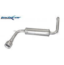 Escape trasero deportivo 1X102 CITROEN C1 1.0 (68CV) 2005-- CON Homologacion Europea Inoxcar