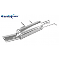 Escape trasero deportivo 1X120X80 CITROEN C4 1.6 16V (110CV) 2005-- CON Homologacion Europea Inoxcar