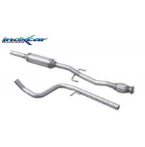 Tubo central con silenciador (Con Flexible) CITROEN DS3 1.6i 16V TURBO (155CV) 2010-- Ø 50 CON Homologacion Europea Inoxcar