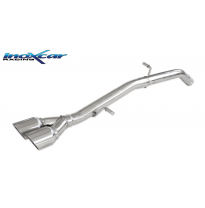 Escape trasero sin silenciador 2X80 RACING  CITROEN DS3 1.6i 16V TURBO (155CV) 2010-- Ø 50 SIN homologacion Inoxcar