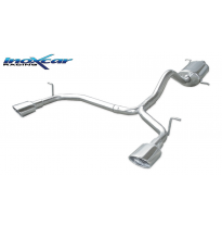 Silenciador trasero deportivo  duplex 1X120X80 MERCEDES CLASSE M (Type W163) ML 270 CDi (163CV) 1999-- SIN homologacion Inoxcar