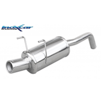 Escape trasero deportivo 1X80 FIAT 500 1.2 (69CV) 2007-- Ø 40 CON Homologacion Europea Inoxcar