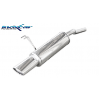 Escape trasero deportivo 1X120X80 FIAT PUNTO 2B (Type 188) 1.2 16V (80CV) 2003-- Ø 42 CON Homologacion Europea Inoxcar