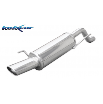 Escape trasero deportivo 1X120X80 FIAT PUNTO EVO 1.4 (77cv) 2009- diam. 42 CON homologacion Inoxcar