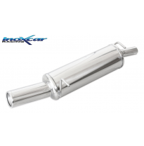 Escape trasero deportivo 1X80 FORD FIESTA 5° serie (02) 1.2 16V (75CV) 2002-- Ø 42 CON Homologacion Europea Inoxcar