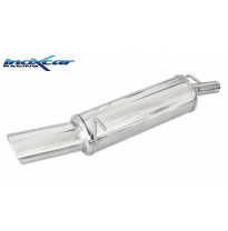 Escape trasero deportivo 1X120X80 FORD FIESTA 5° serie (02) 1.2 16V (75CV) 2002-- Ø 42 CON Homologacion Europea Inoxcar