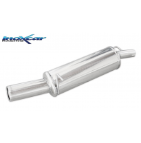 Escape trasero deportivo 1X80 FORD FIESTA 5° serie (02) 1.4 16V (80CV) 2002-- Ø 45 CON Homologacion Europea Inoxcar