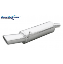 Escape trasero deportivo 1X120X80 FORD FIESTA 5° serie (02) 1.6 TDCi S (90CV) 2005-- Ø 50 CON Homologacion Europea Inoxcar