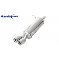 Escape trasero deportivo 2X80 FORD FIESTA 6° serie (08) 1.6 16V (120CV) 2009-- Ø 48 CON Homologacion Europea Inoxcar