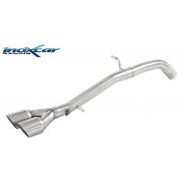 Escape trasero sin silenciador 2X80 RACING FORD FIESTA 7° serie (13) ST 200 - 1.6 (200CV) 2013-- Ø 54 SIN homologacion Inoxcar